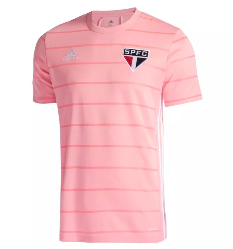 2021/22 Camisa Sao Paulo Outubro Rosa Soccer Jersey Shirt